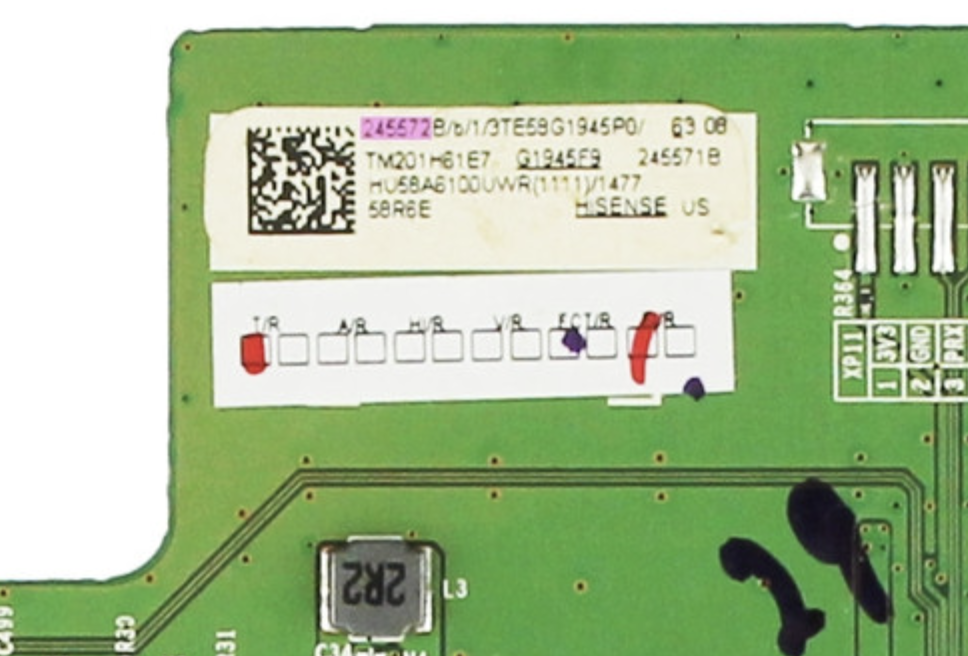 Hisense Main Board PCA Number