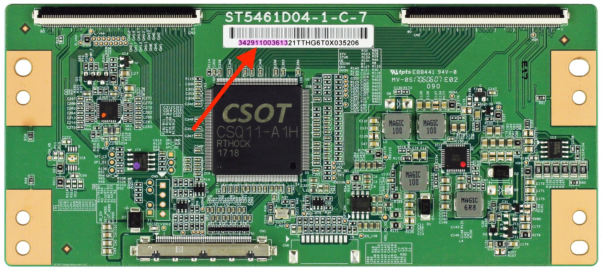 TCL T-Con Board (CSOT Panel)