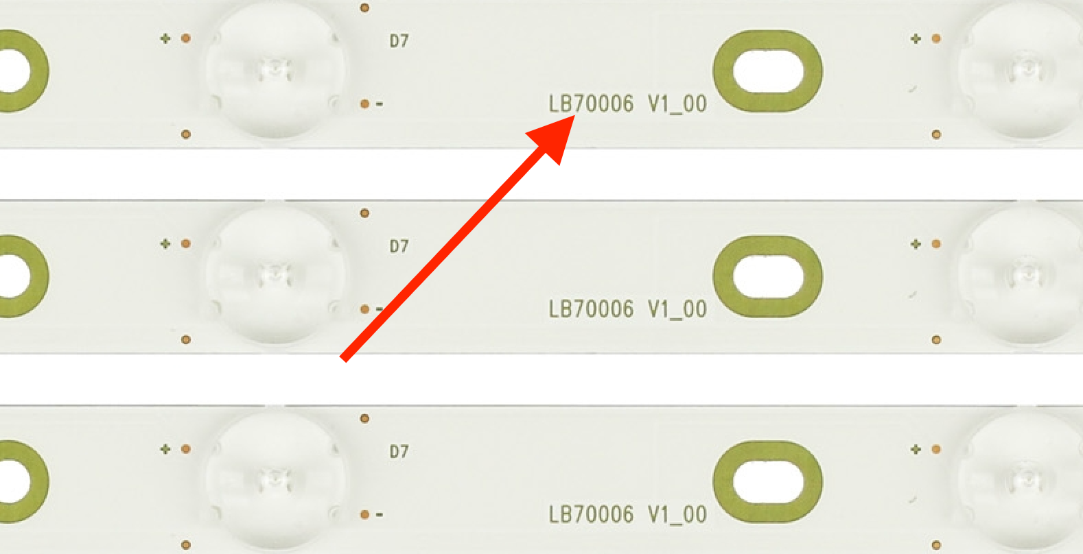 Vizio LED Strips Part Number